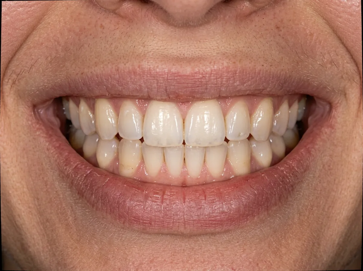 Clear Aligners — after treatment, illustrative
