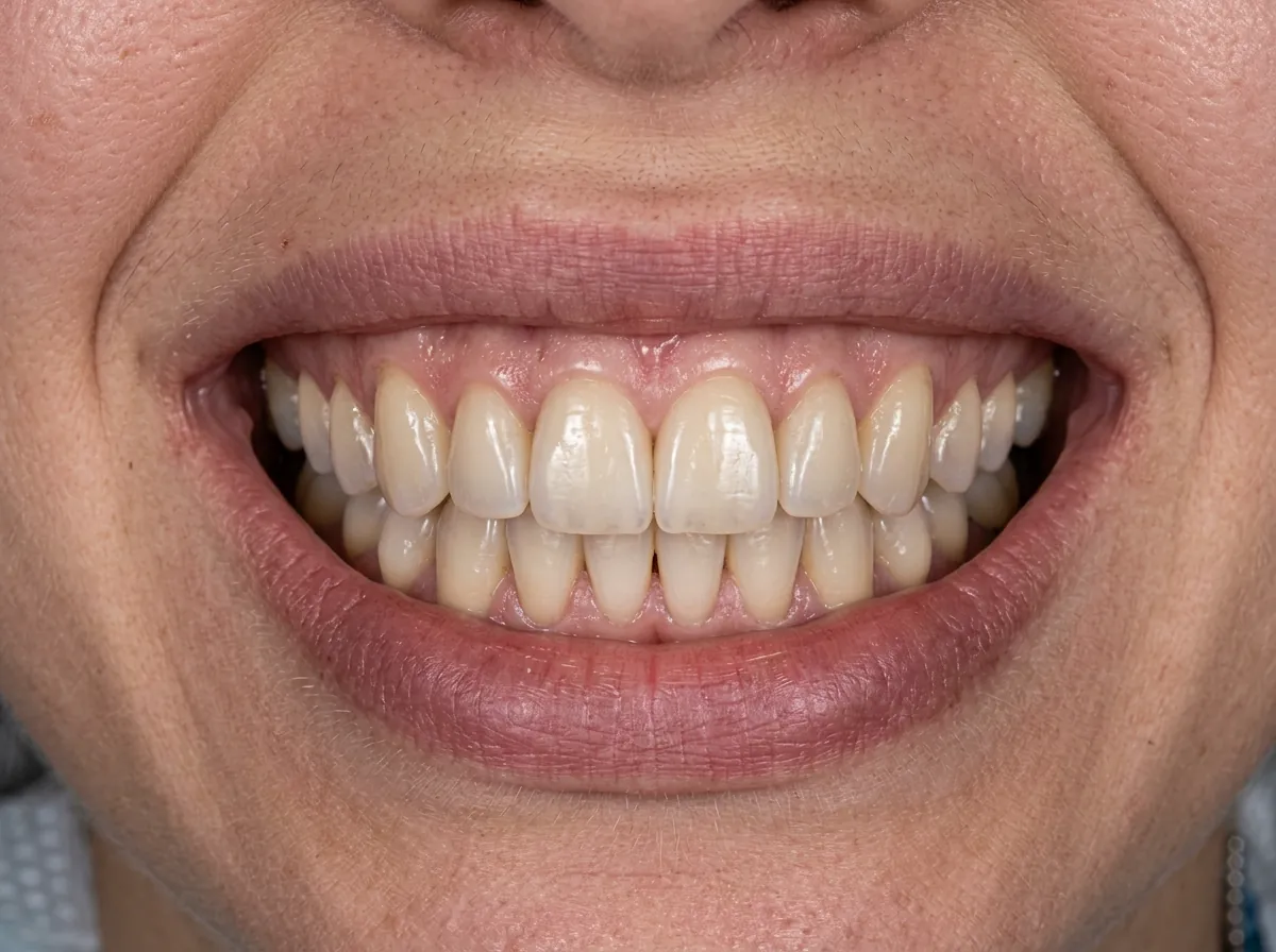 Full-Mouth Rehabilitation — after treatment, illustrative