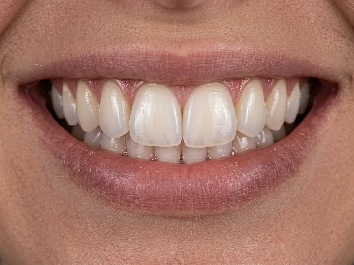 Professional Teeth Whitening — after treatment, illustrative